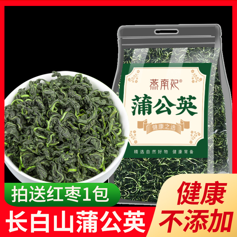 蒲公英茶东北野生蒲公英根菊花决明子灭火茶熬夜下肝火花茶养生茶