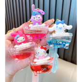 卡通库洛米浴缸汽车钥匙扣入油kt钥匙链包包挂件小礼品挂饰吊坠