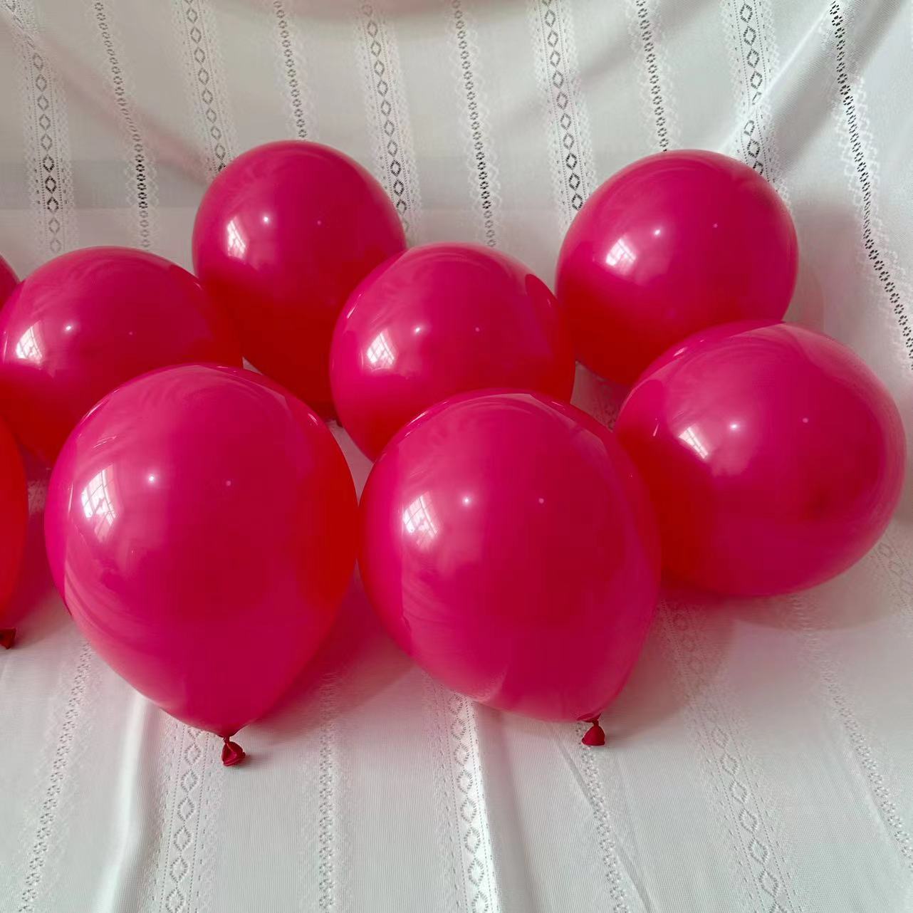 2.2克加厚气球乳胶结婚石榴红婚房礼婚庆场景布置装饰开业用品