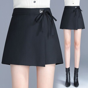 新款高腰包臀半身裙子女秋冬季西装裙裤小个子高级感显瘦A字短裙
