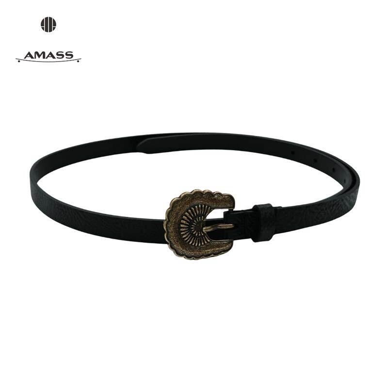 AMASS/阿玛施通勤百搭时尚经典配饰牛皮革腰带真牛皮皮带590103