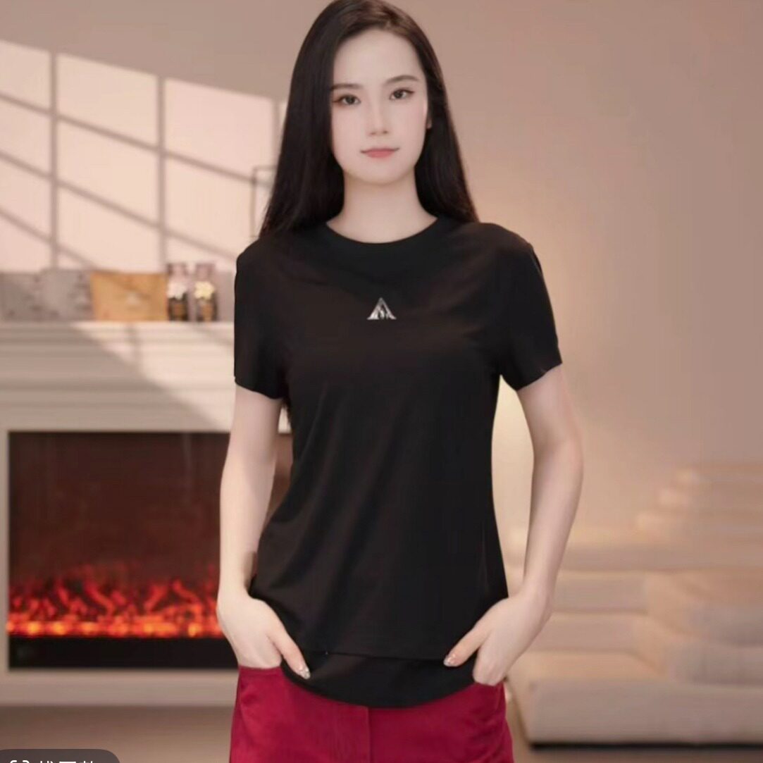 AMASS/阿玛施26年新款专柜正品春夏气质短袖高级感小众显瘦530186