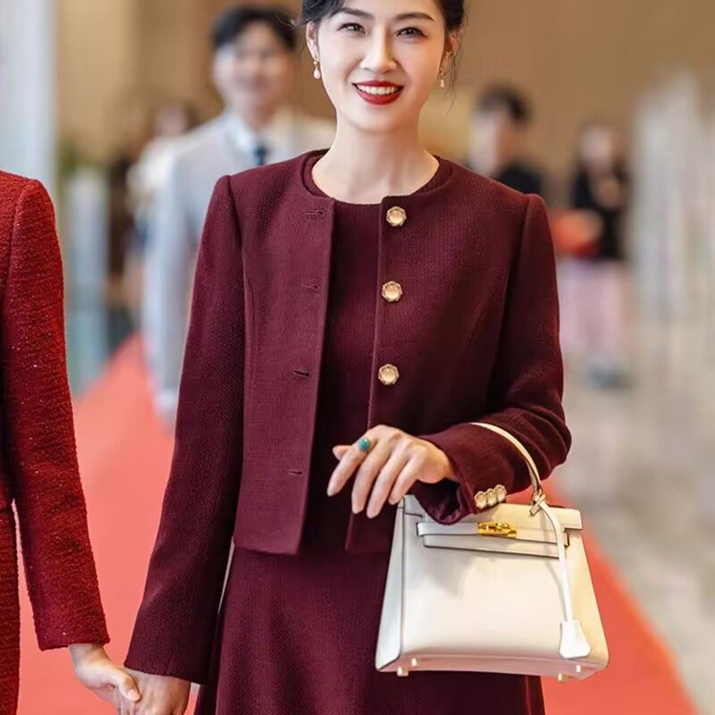 小香风套装女2025春秋新款两件套