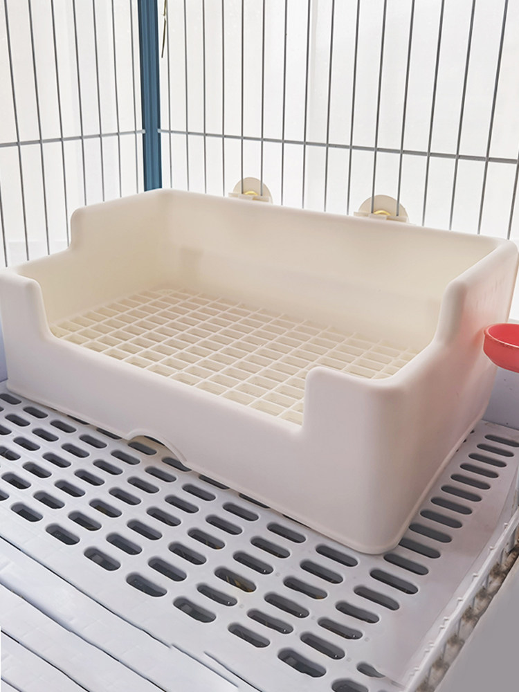 三禾雨兔厕所UMI兔子专用厕所防掀翻托盘式特大号厕所用品薄膜套