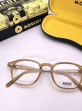 玛士高MOSCOT眼镜GENUG板材金属复古方框近视眼镜框男女可配度数