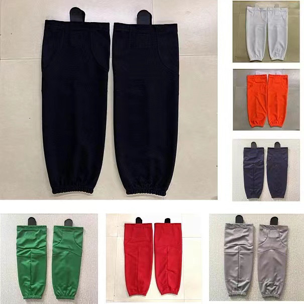 纯色专业护腿袜儿童成人冰球护腿袜冰球护膝套训练冰球袜
