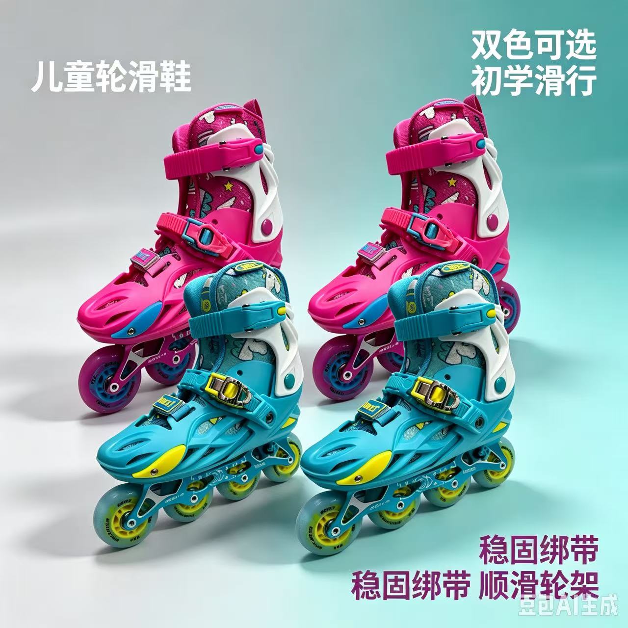 儿童轮滑鞋溜冰鞋直排花式轮滑