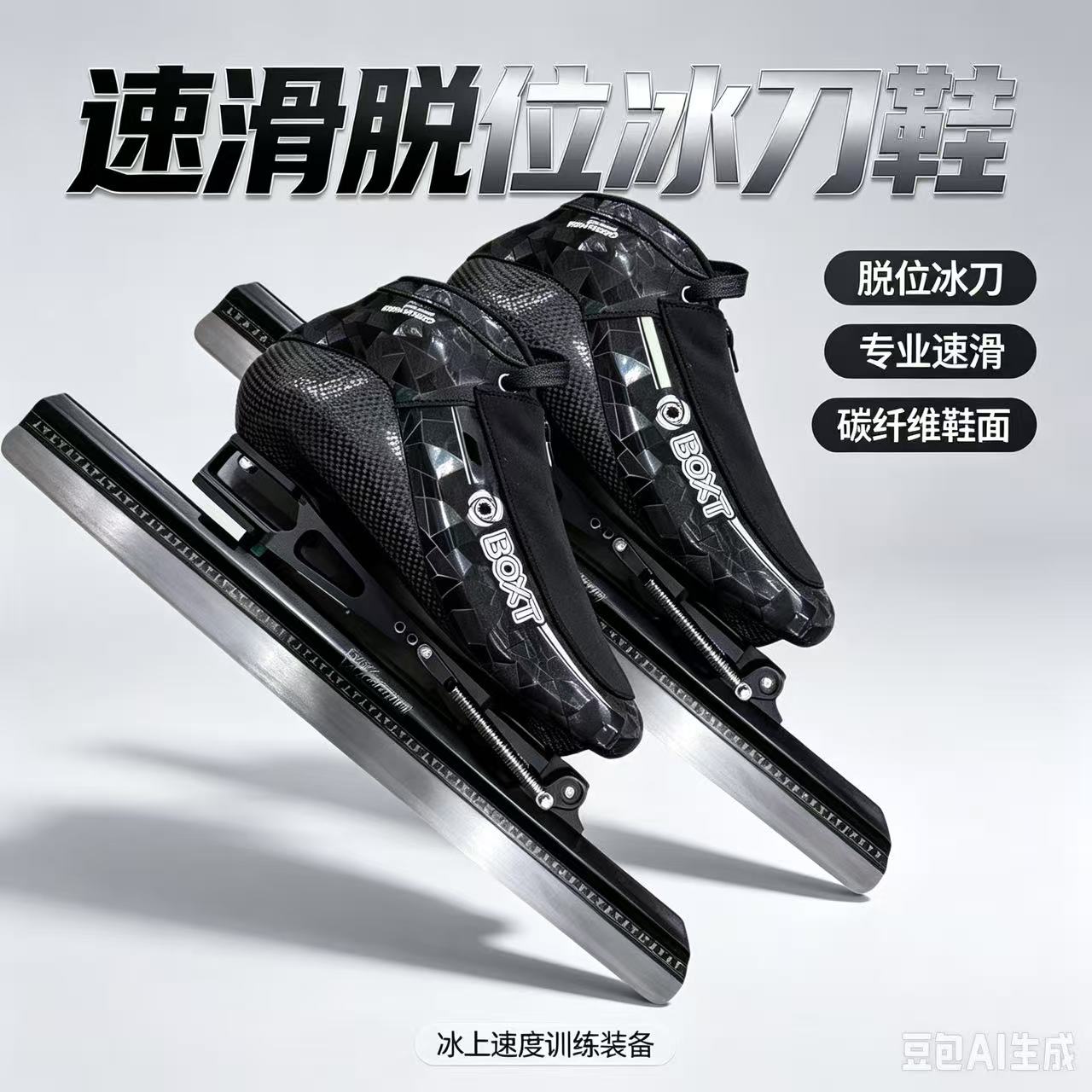 波斯特脱位冰刀鞋 成人儿童大道速滑脱位冰刀鞋 专业速滑大道冰刀