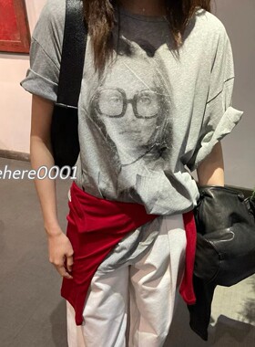 现货速发韩代 londonflat 自留B入款！焊在身上的美式复古人像T恤