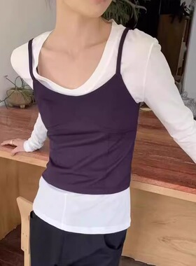 现货速发韩国东大门代购MOHHE2025夏季新款修身打底吊带背心女