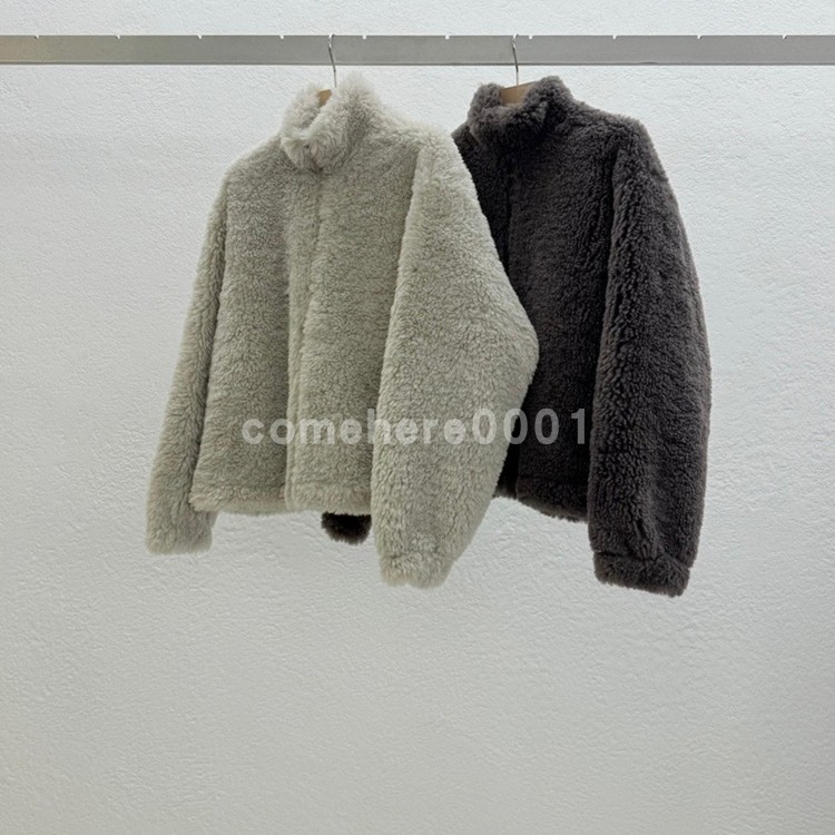 现货速发韩国东大门代购statement2025秋冬新款立领拉链宽松外套