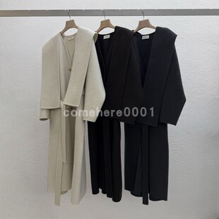 现货速发韩国东大门代购STATEMENT2025冬季新款设计气质毛呢大衣