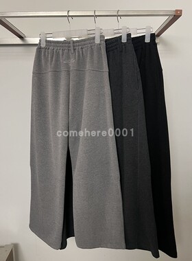 现货速发韩国东大门代购LONDONFLAT2025冬季新款刺绣标加绒卫裤