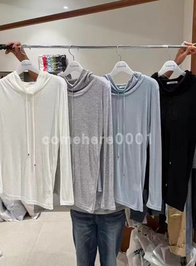 现货速发韩国东大门代购tempting2025秋季新款设计感简约纯色上衣