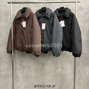 现货速发韩国东大门代购mute2025秋季新款设计感保暖鹅绒羽绒服
