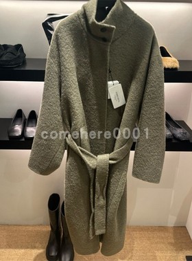 现货速发韩国东大门代购February 112025秋冬新款立领腰带大衣