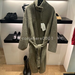 现货速发韩国东大门代购February 112025秋冬新款立领腰带大衣