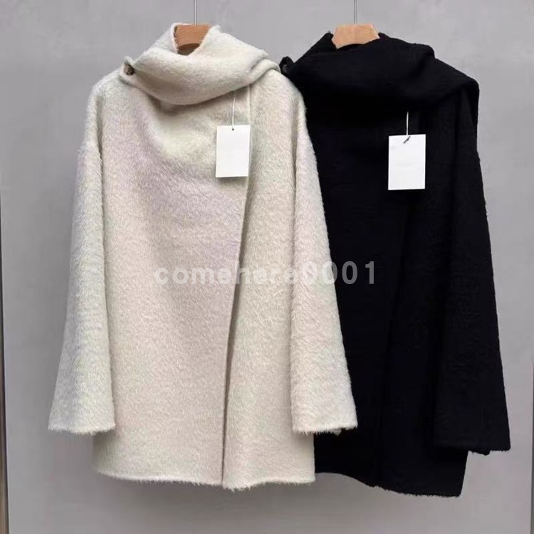 现货速发韩国东大门代购effervescent2025秋冬新款围巾领毛呢外套