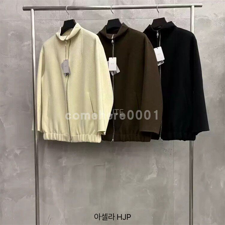 现货速发韩国东大门代购MUTE2025冬季新款立领拉链羊毛大衣短外套