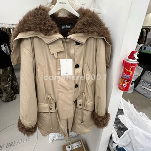 现货速发韩国东大门代购 保暖派克服休闲外套 breathe2025秋冬新款