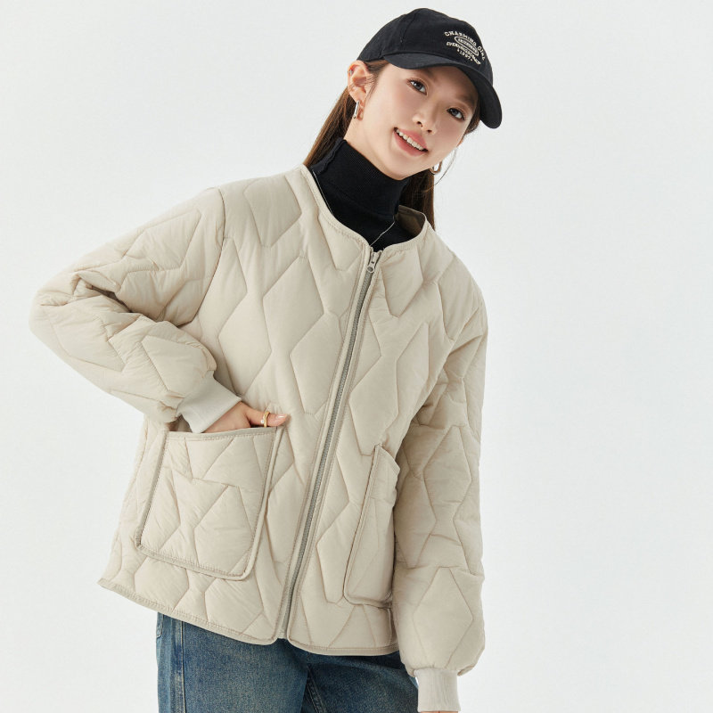 冬季女士加肥加大加厚加绒拉链保暖长袖棉衣女款棉服上衣