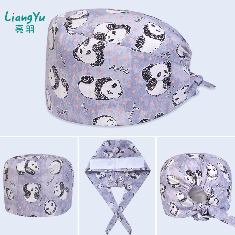 亮羽棉手术帽印花男医生护士帽美容牙科宠物医院工作帽葫芦帽女|ruв категории Аксессуары, шляпа - от Buy2taobao.com для оказания профессиональной услуги покупки агента Taobao