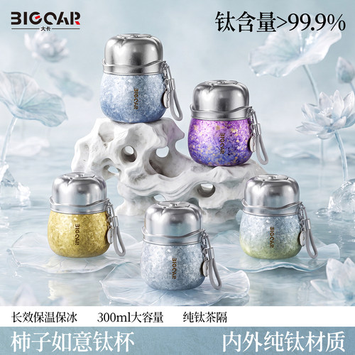 bigcar柿柿如意纯钛便携旅行茶具