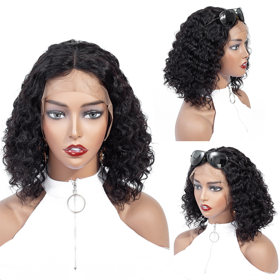 8A Bob Wig Brazilian loose Deep Short Lace Front Human hair在類目 美髮護髮/假髮, 假髮, 整頂假髮中 - 來自Buy2taobao.com提供專業的淘寶代購服務