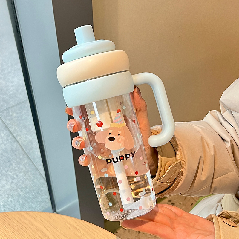 奇古堂女生大容量吸管塑料吨吨杯