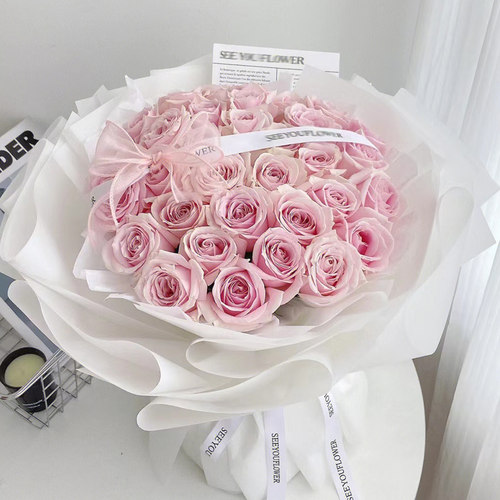 北京同城鲜花速递生日玫瑰花