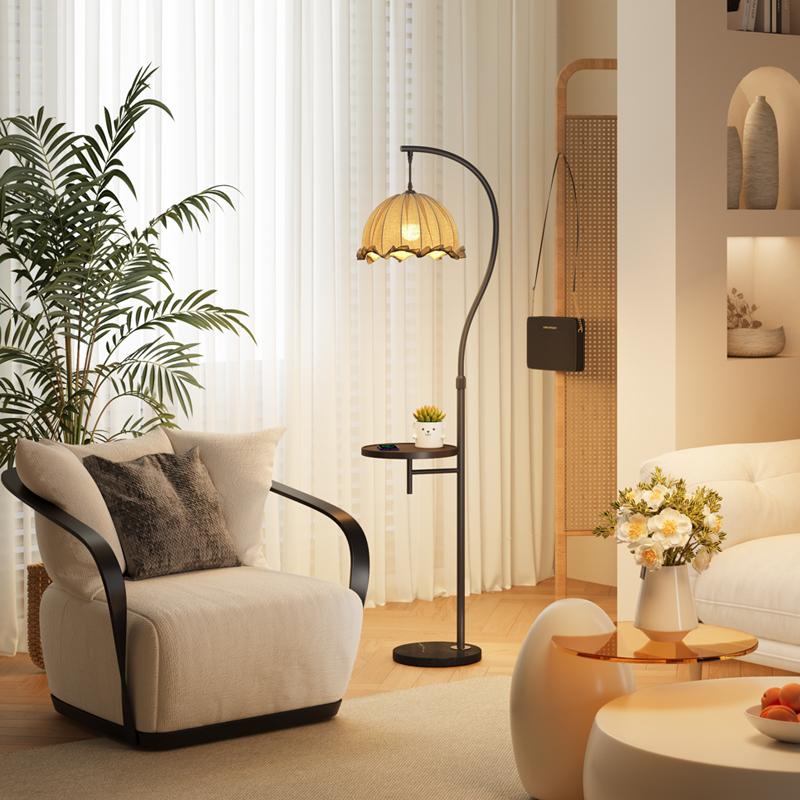 厂家直销客厅卧室落地灯中古五金