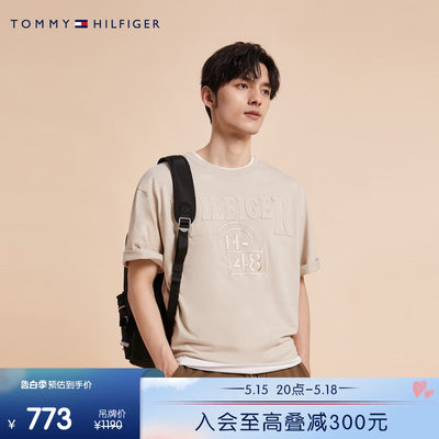 TommyCOLLECTION重工字母T恤