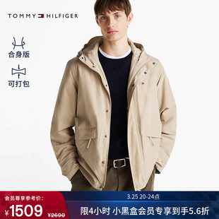 美式 Tommy秋冬男装 复古休闲轻薄便携连帽棉服夹克外套 可打包