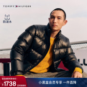 Tommy秋冬男女户外潮流亮面90绒立领面包羽绒服外套 防泼水