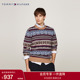 毛衣 针织衫 Tommy秋冬男装 羊毛混纺复古费尔岛花纹圆领内搭打底衫