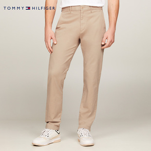 斜纹微弹 Tommy 24新款 35152 春夏男经典 一字袋绣标合身休闲裤