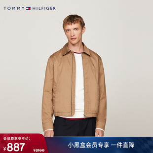 翻领复古商务休闲通勤行政夹克外套 Tommy秋冬男装 棉质斜纹
