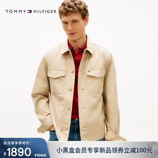 翻领工装 休闲通勤复古衬衫 贴袋轻薄夹克外套 男装 Tommy26春夏新款