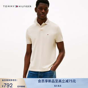 T恤POLO衫 Tommy25新款 1985珠地网眼商务休闲纯色短袖 春夏男装 经典