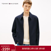 Tommy秋冬男女羊毛混纺休闲通勤拉链翻领行政大衣外套节日礼物