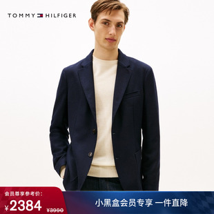 外套 绅士风平驳领休闲西服西装 Tommy秋冬男装 羊毛混纺商务正装