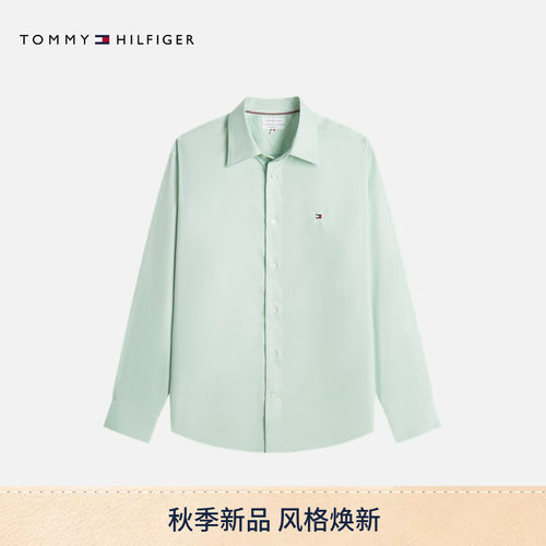 Tommy男装简约小绣标亚洲版衬衫