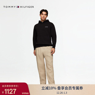 脚通勤宽松锥形休闲裤 蛇年纯棉斜纹可翻折裤 男装 Tommy25春夏新款