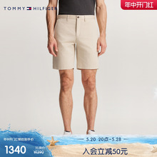 一字袋小绣标肌理感商务休闲合身短裤 24新款 35199 春夏男装 Tommy