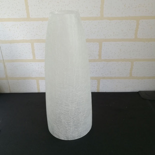 灯具配件 玻璃灯罩 E27灯座灯罩裂纹喇叭灯罩 饭厅 卧室吊灯灯罩