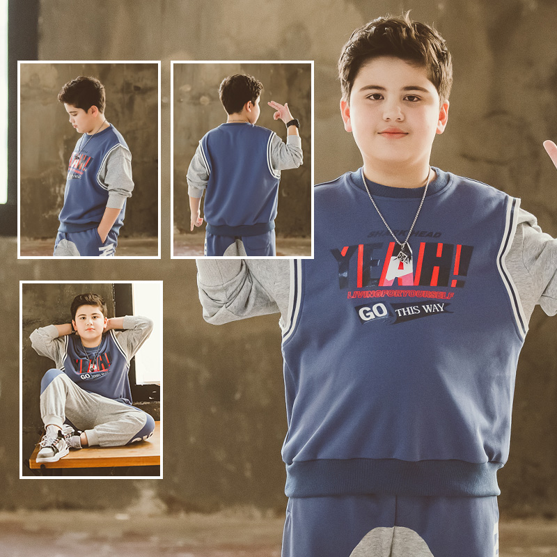 Sweater Autumn 2021 Spring new pattern Children's clothing Add fertilizer enlarge children spring and autumn Easy Socket jacketin the Children/Baby/Family fitted , Sweater/Fleece  category - from Buy2taobao.com to provide professional Taobao agent buy service