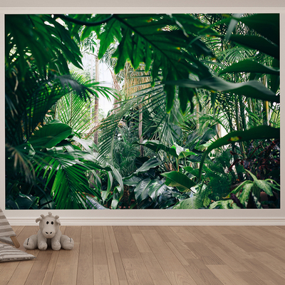 疯巢背景布直播背景布森林挂毯