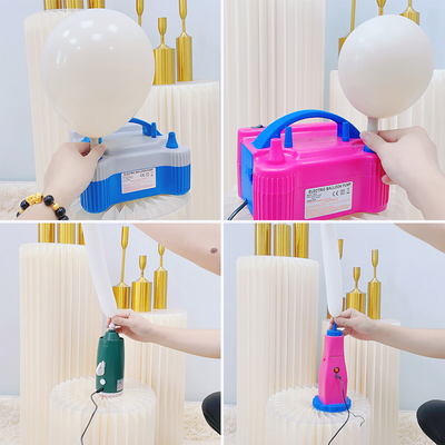 气球电动打气筒双开 出气打气泵吹气筒电动打气机气球充气工具配