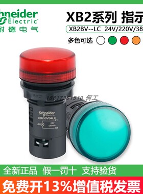 施耐德XB2BVB XB2BVMD XB2BVQ1LC 3LC 4LC 5LC 6LC指示灯220V 24V
