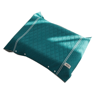 乳胶枕套一对装全棉乳胶枕头套60x40纯棉纱布记忆50x30cm防滑枕巾